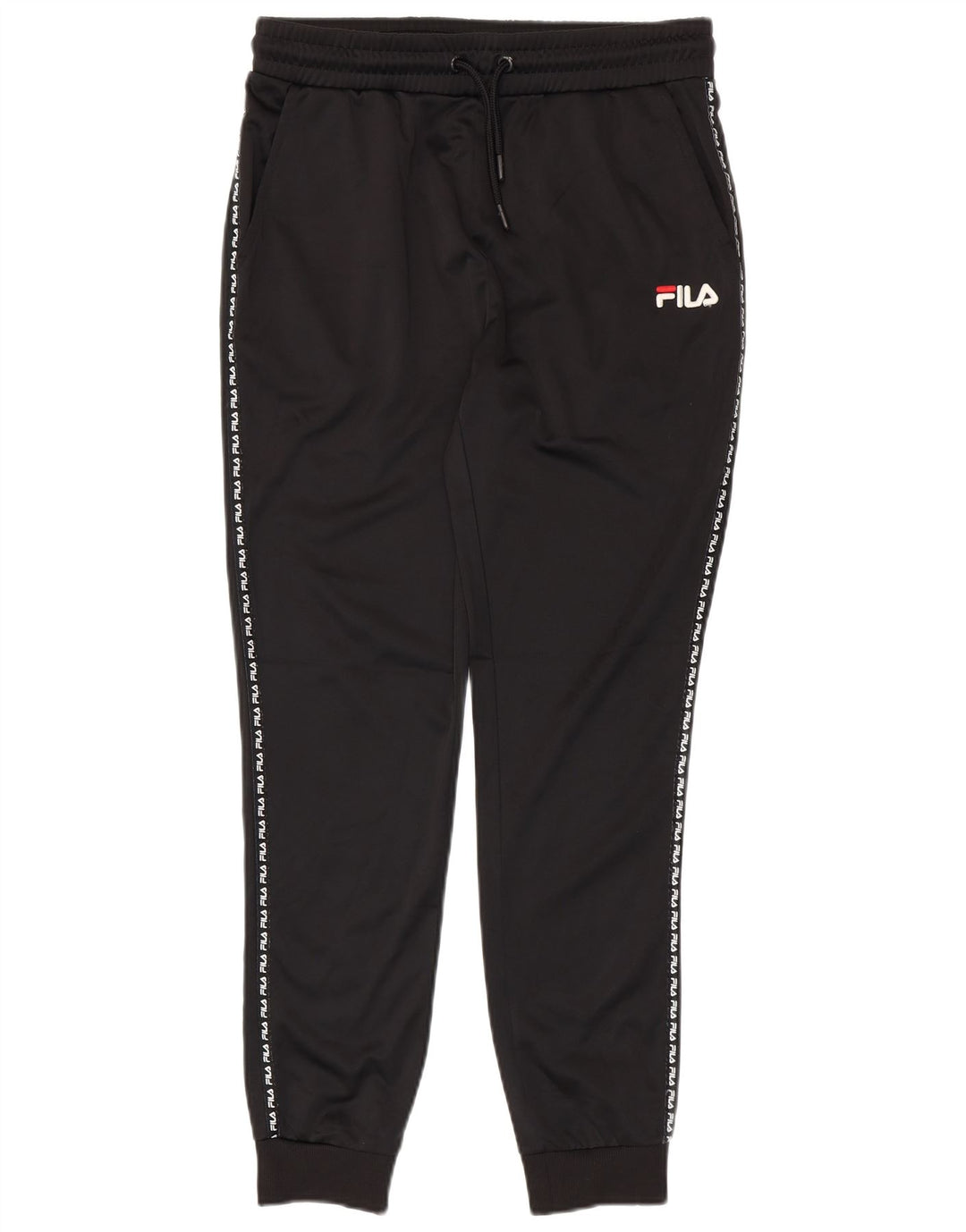 Fila Herre grafisk træningsdragt Bukser Joggers Lille sort stribet polyester