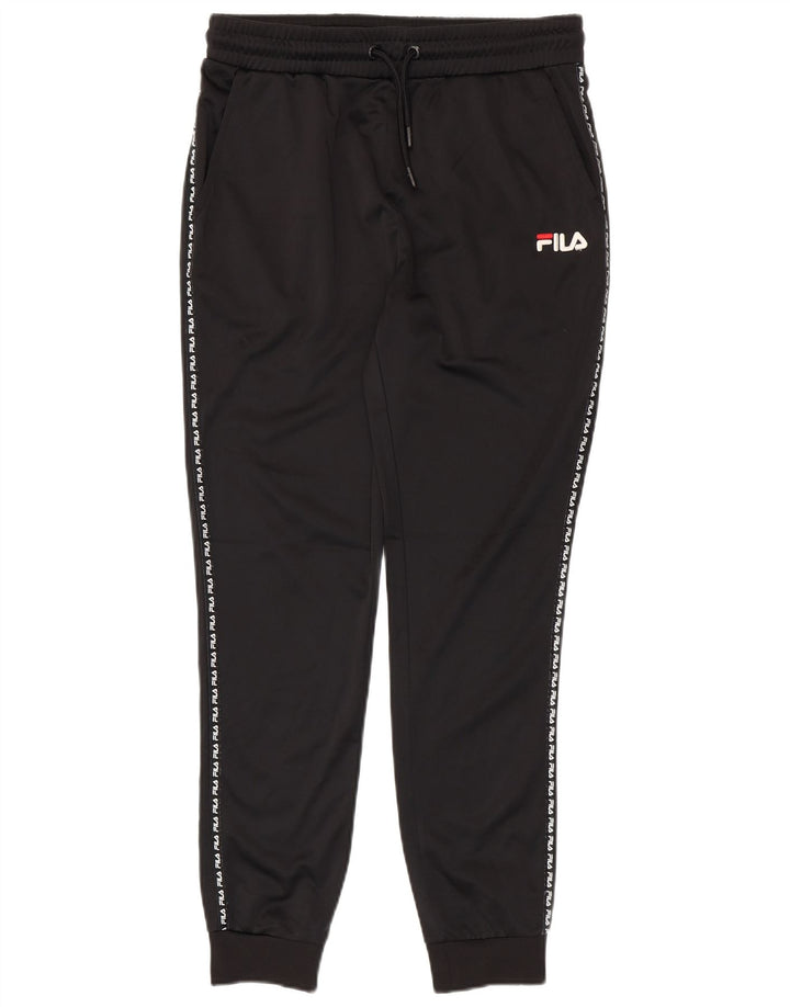 Fila Herre grafisk træningsdragt Bukser Joggers Lille sort stribet polyester