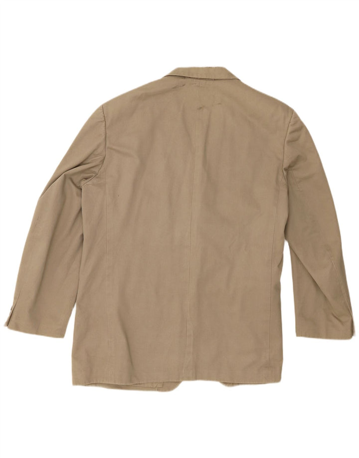 Marks & Spencer Herre 3-knaps blazerjakke UK 44 XL Khaki Bomuld