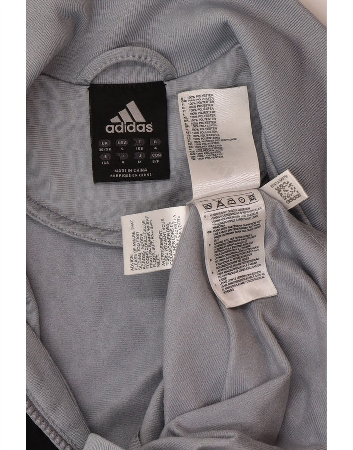 ADIDAS Herre Loose Fit træningsdragt topjakke UK 36/38 Small Blue Colourblock