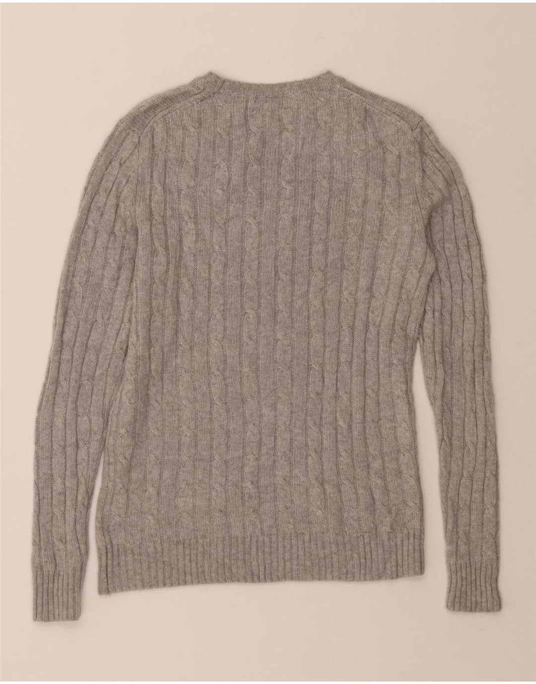 VINEYARD VINES Womens Crew Neck Jumper Sweater Small Grey Wool Vintage Vineyard Vines and Second-Hand Vineyard Vines from Messina Hembry 