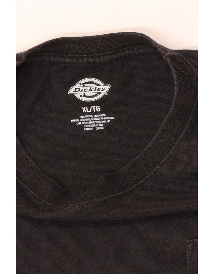 Dickies Herre T-Shirt Top XL Sort Bomuld