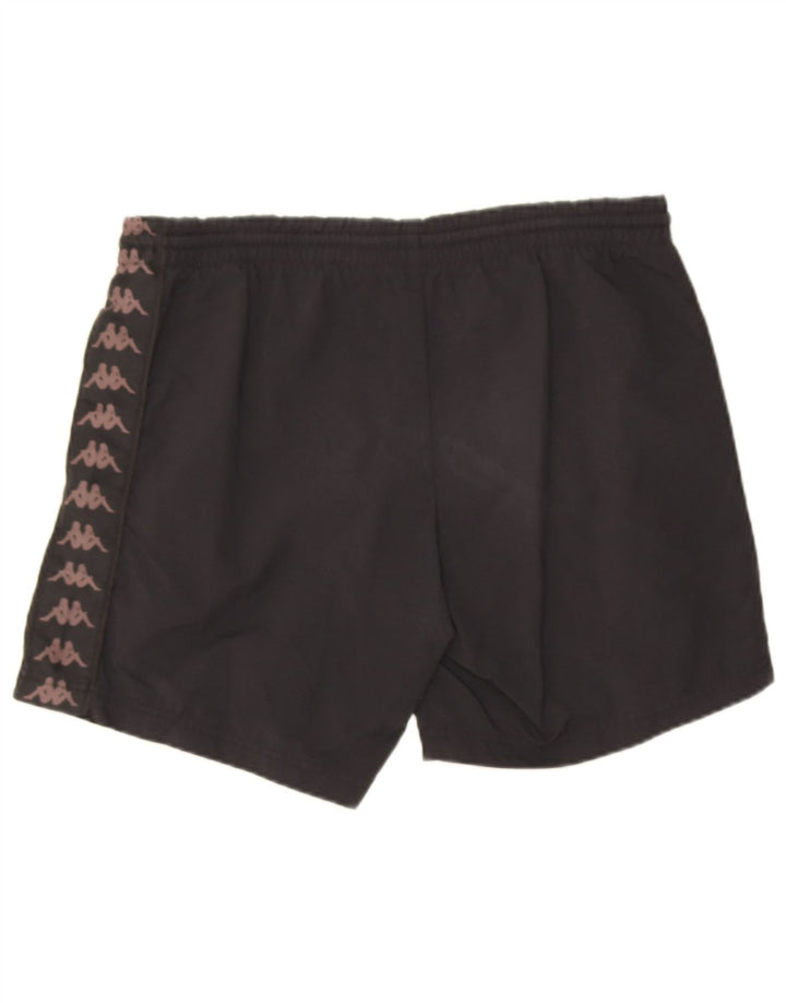 Kappa Herre grafiske sportsshorts Medium Sort