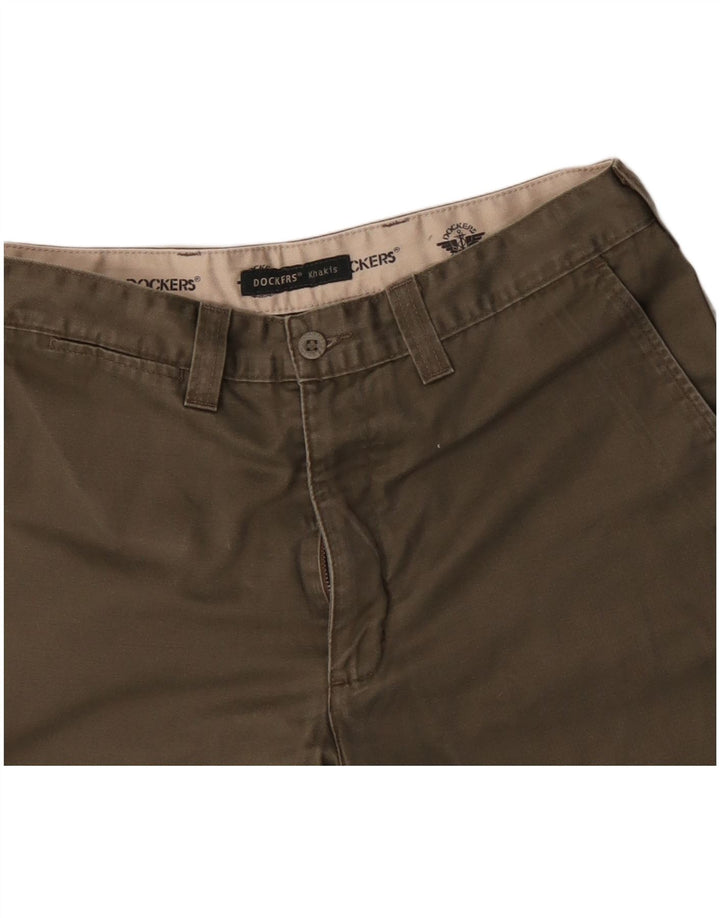 DOCKERS Herre Khakis Chino Shorts W31 Medium Khaki Bomuld