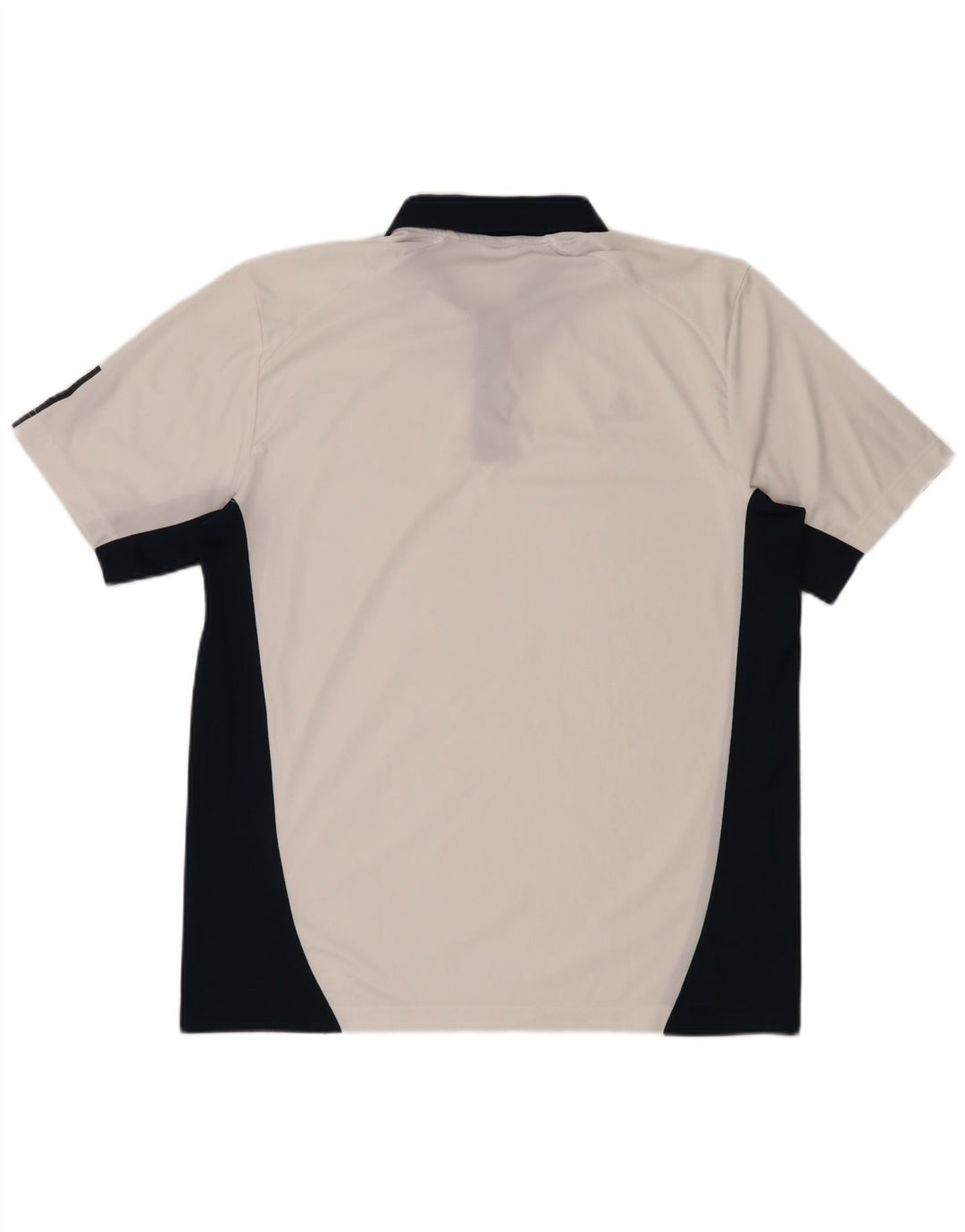 Adidas Polo Shirt til mænd XL Hvid Colourblock Polyester