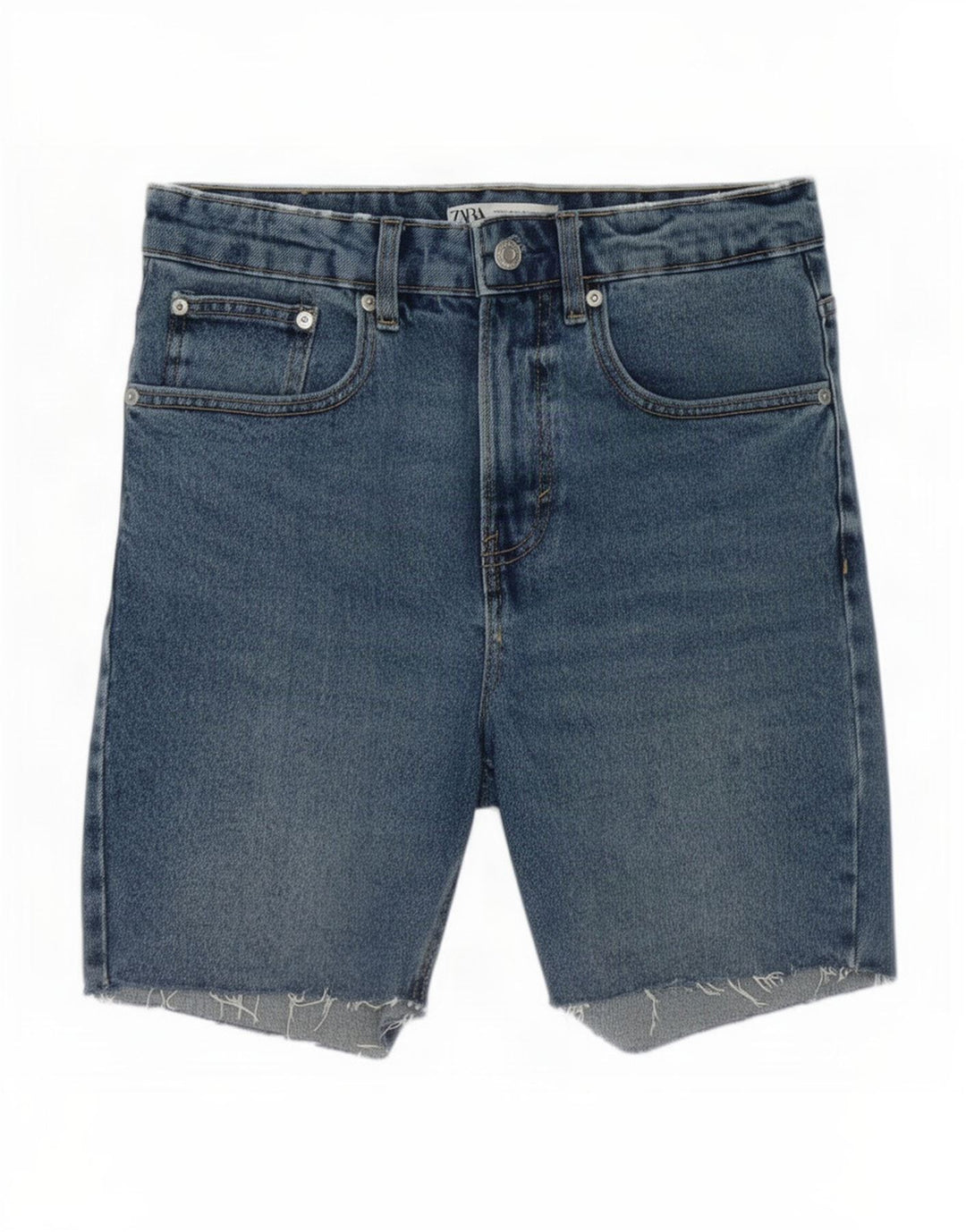 Zara Herre Denim Shorts EU 38 Small W30 Blue