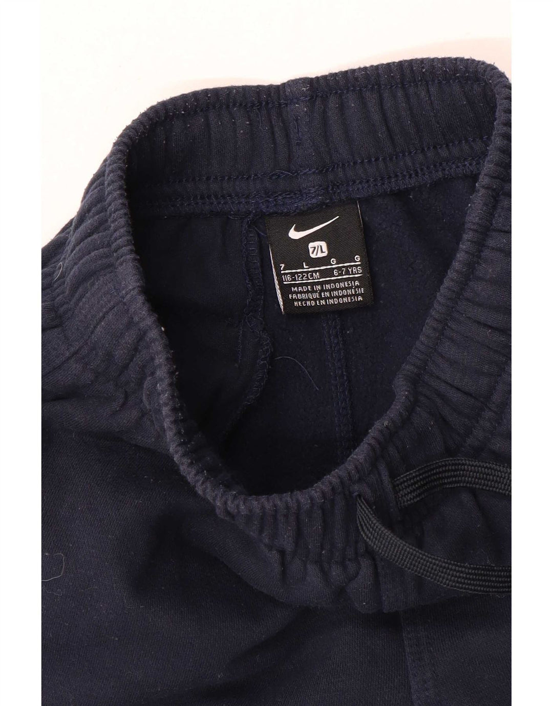 Nike Drenge Træningsdragt Bukser Joggers 6-7 år Large Navy Blue