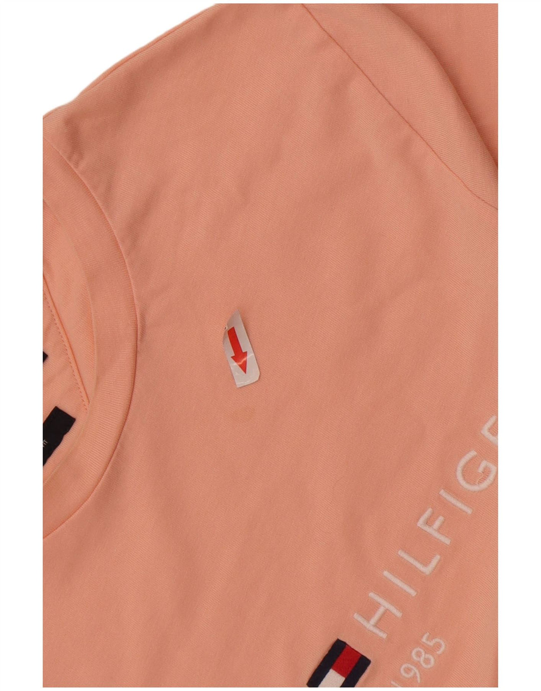 Tommy Hilfiger Herre Slim Fit Grafisk T-shirt Top Medium Pink Bomuld