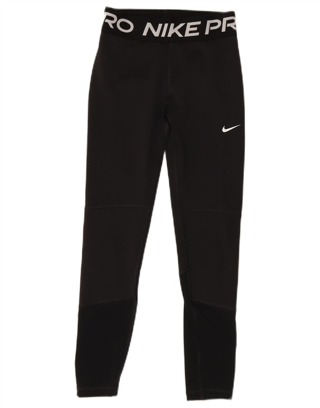 NIKE piger Dri Fit grafiske leggings 10-11 år medium sort polyester