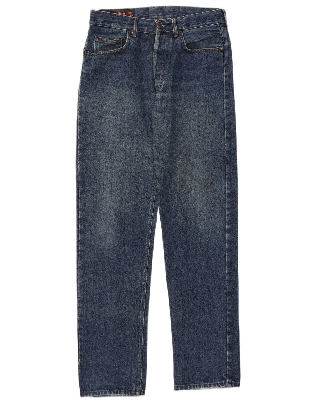 Marlboro Classics Straight Jeans til mænd W32 L34 Blå Bomuld