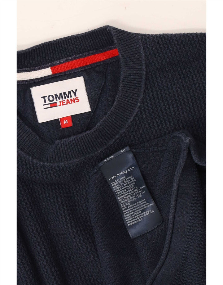 Tommy Hilfiger Herre Crew Neck sweater Medium Navy Blue Bomuld