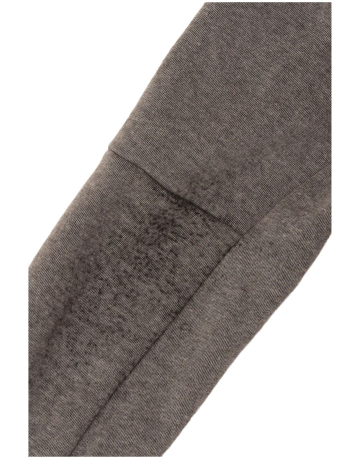 Nike hættetrøje med lynlås til mænd mellemgrå bomuld