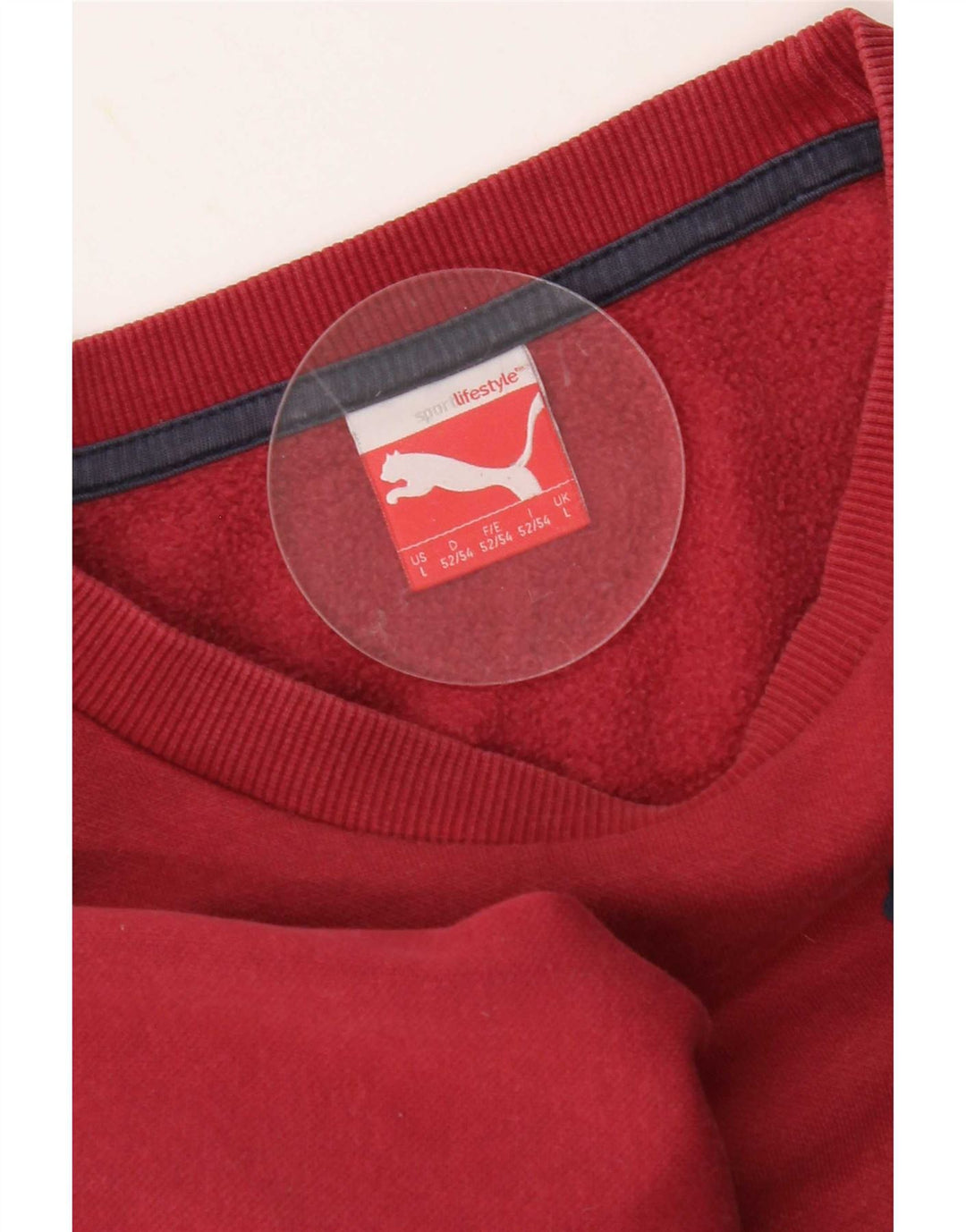 Puma Herre Grafisk Sweatshirt Jumper Large Rød