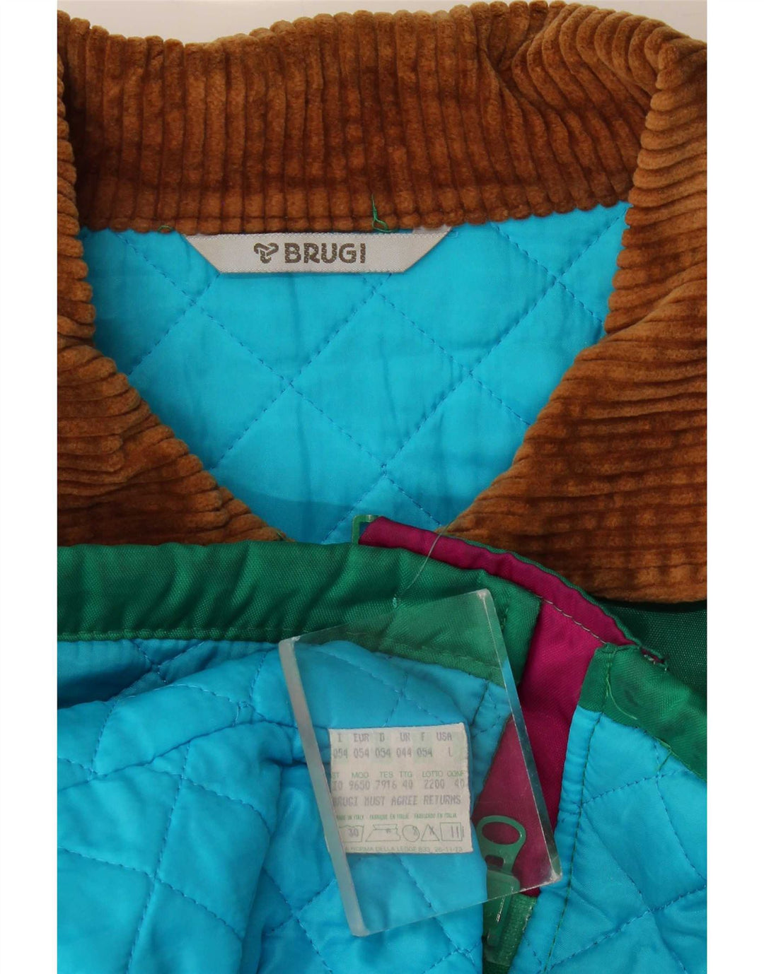 Brugi Herre Windbreaker Jacket UK 44 2XL Grøn Polyester