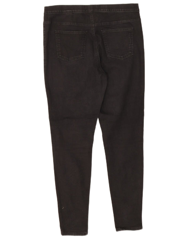 Marks & Spencer Dame Højtalje Skinny Jeans UK 14 Large W31 L27 Sort