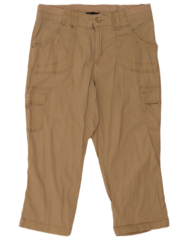 Lee Dame Cargo Capri Bukser US 14 Large W32 L22 Beige Bomuld