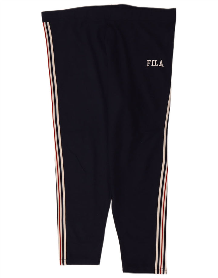 Fila Dame Leggings UK 24 4XL Navy Blue
