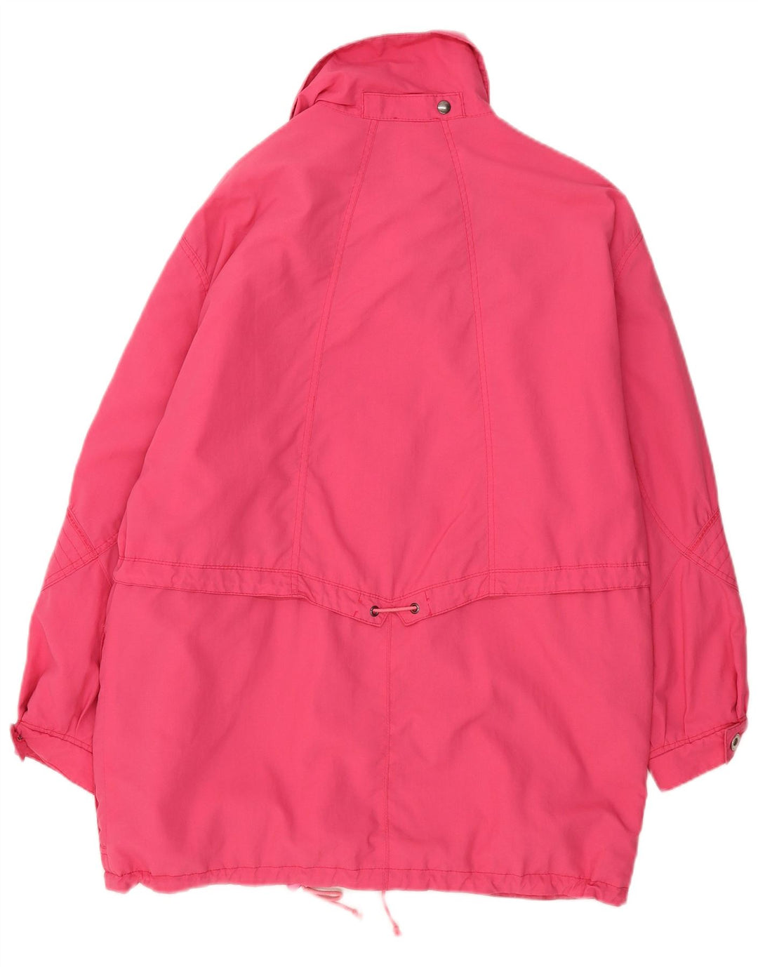 SYMPATEX Dame Oversized Windbreaker Coat EU 40 Medium Pink Polyamid