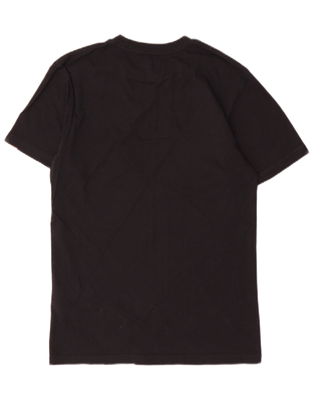 VANS Herre Klassisk Grafisk T-Shirt Top Lille Sort Bomuld