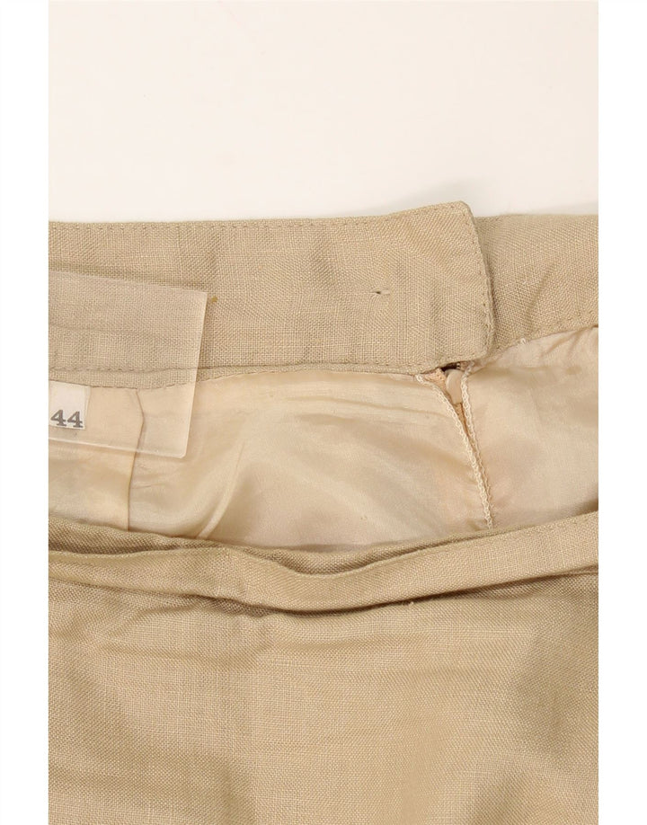 VINTAGE Womens Pencil Skirt IT 44 Medium W26  Beige