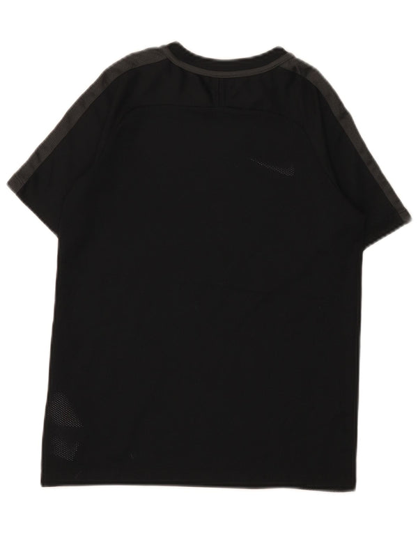 Nike Boys Dri Fit T-Shirt Top 10-11 år Medium Sort Colourblock