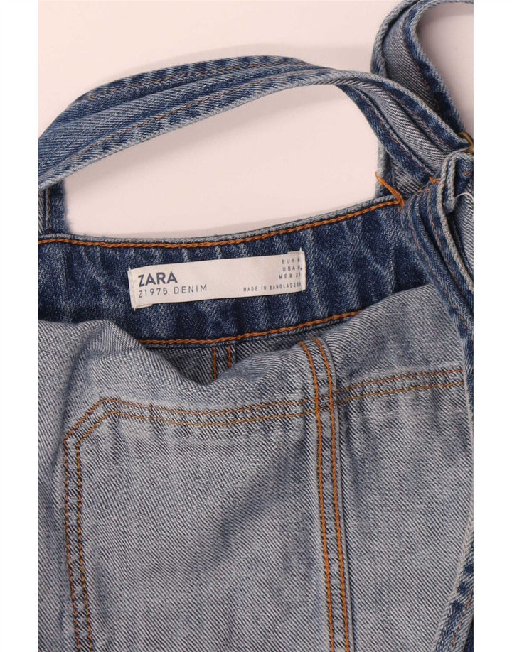Zara Damebukser Jeans Medium W28 L26 Blå Bomuld