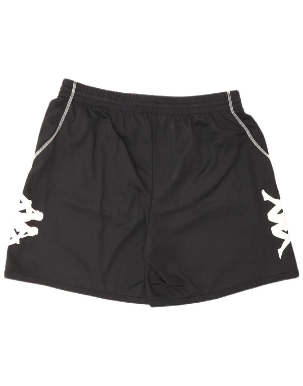 Kappa Herre grafiske sportsshorts XL sort polyester