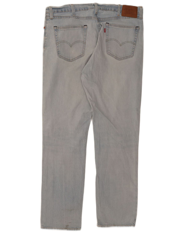 Levi's Herre 511 Distressed Slim Jeans W38 L32 Blå Bomuld