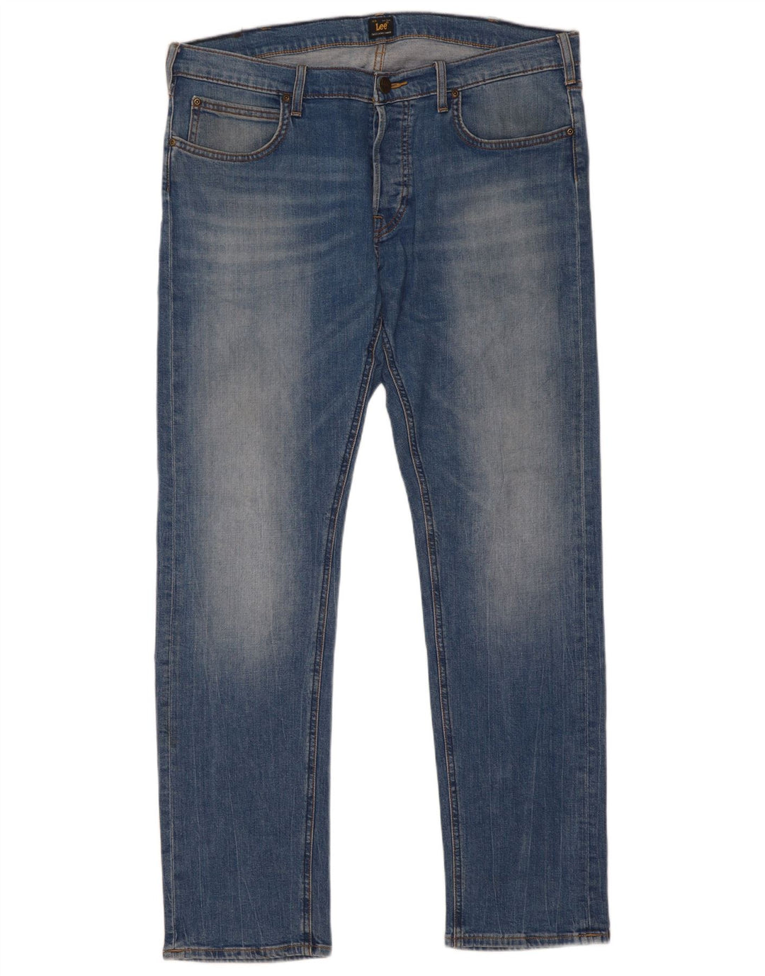 Lee Herre Daren Slim Jeans W36 L32 Blå Bomuld