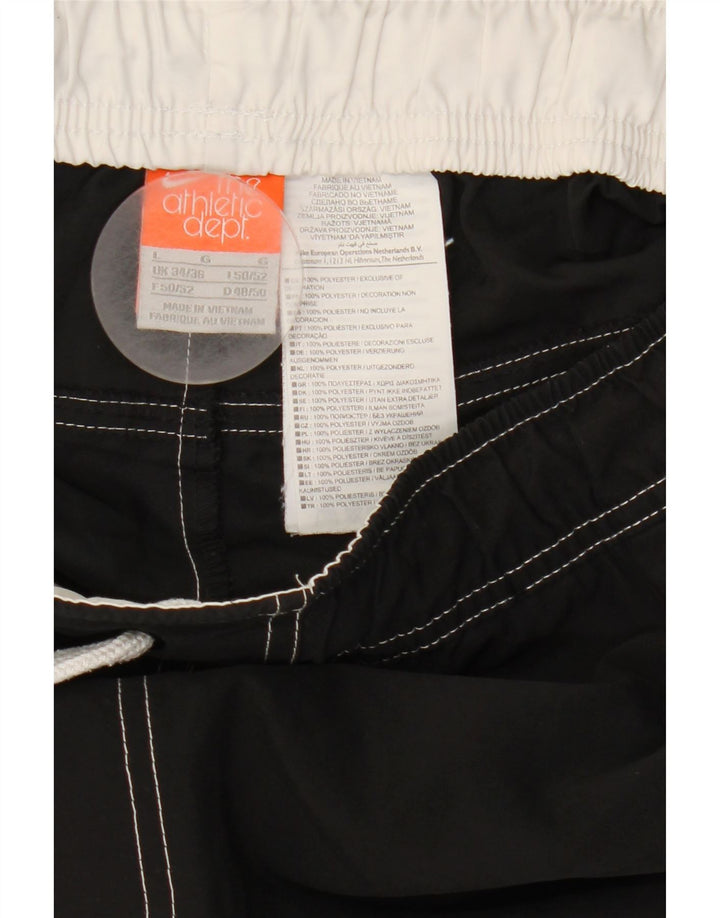 Nike Badeshorts til mænd Large Black Colourblock Polyester