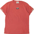 ADIDAS Womens T-Shirt Top UK 12 Medium  Red Cotton Vintage Adidas and Second-Hand Adidas from Messina Hembry 