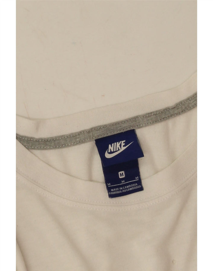 Nike grafisk T-shirt top til kvinder DK 14 Medium White Polyester