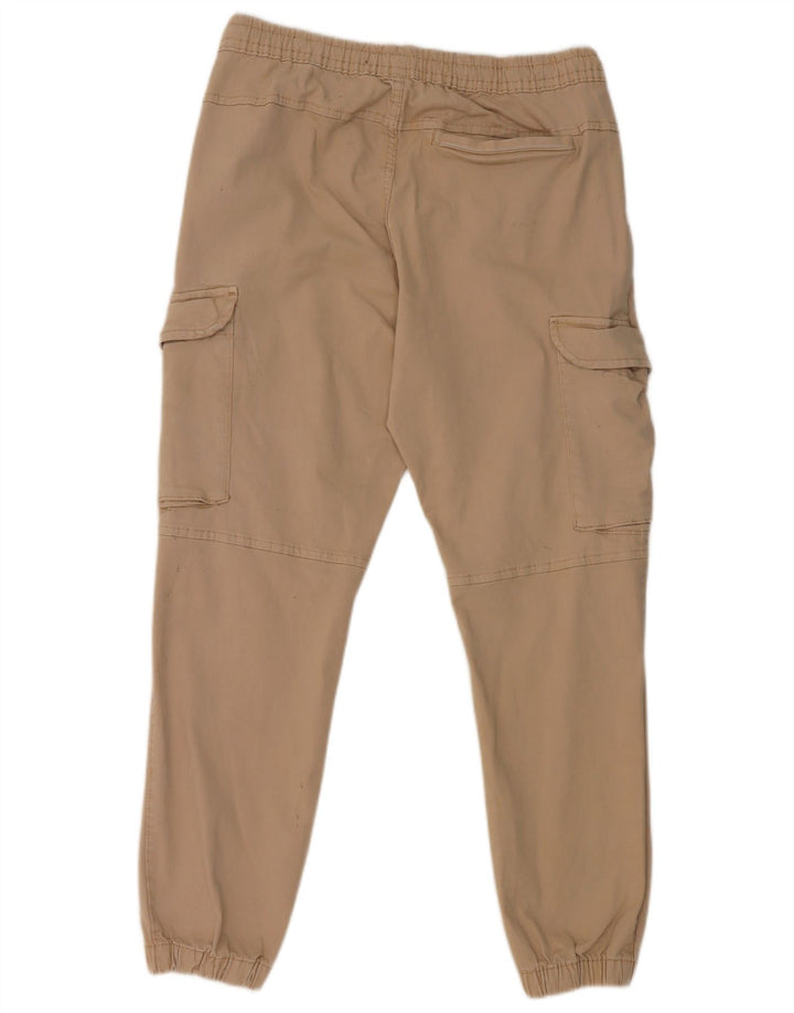 Zara Herre Joggers Cargo Bukser Medium W31 L27 Grå Bomuld