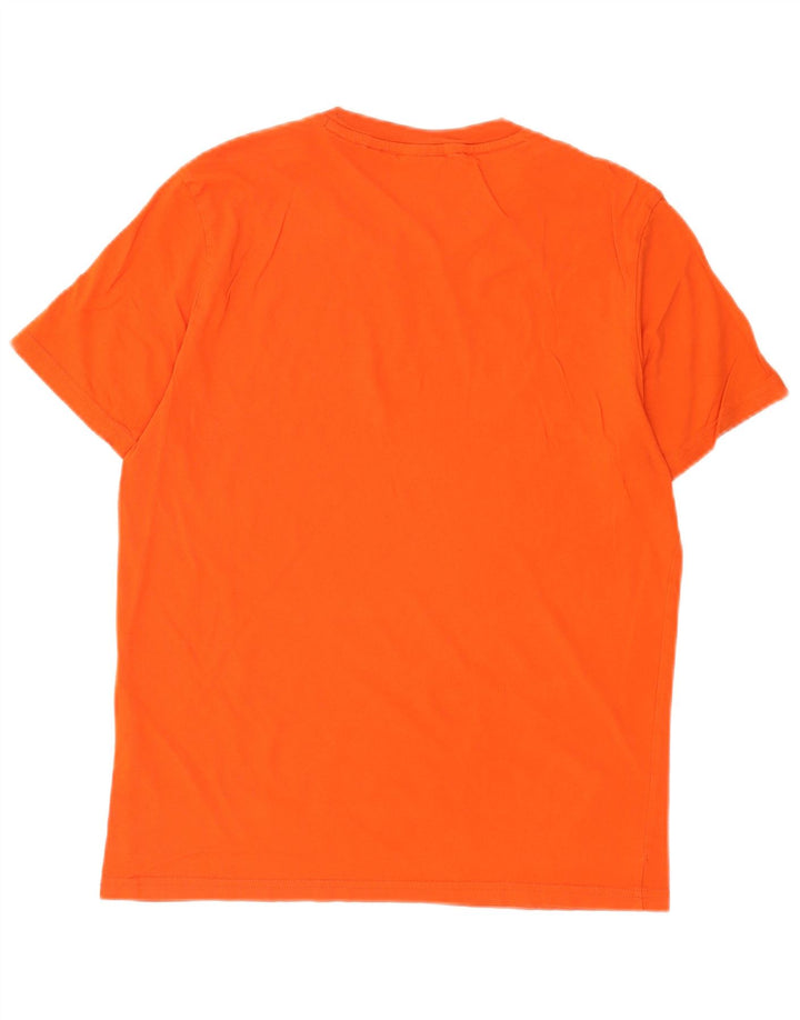 Champion Herre T-Shirt Top Medium Orange Bomuld