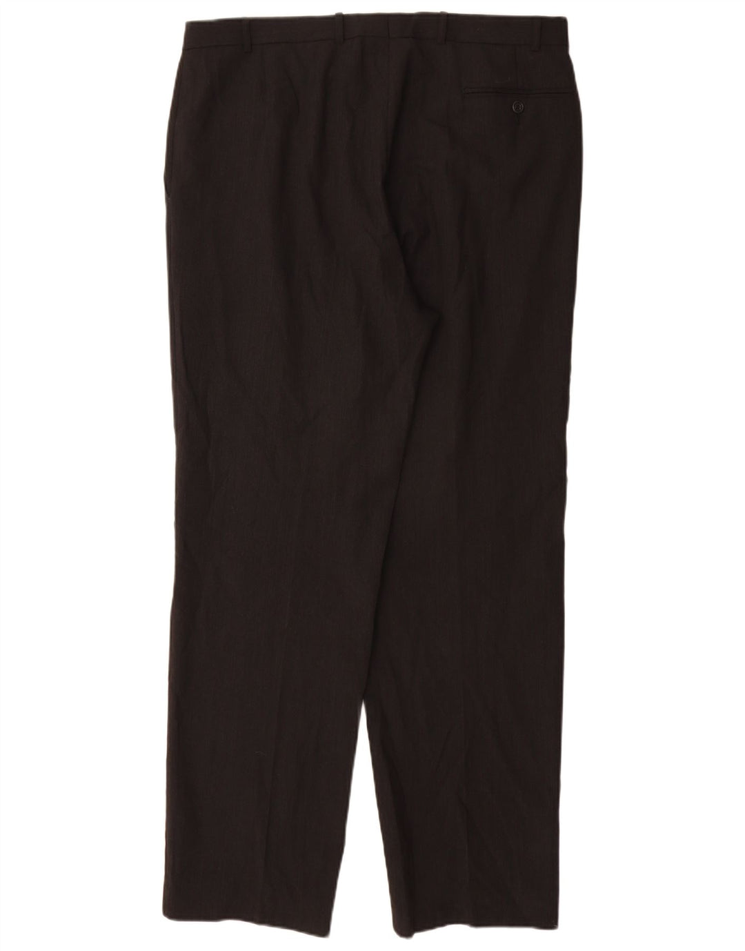 Marks & Spencer Herre Pegged Suit Bukser W36 L32 Sort Polyester