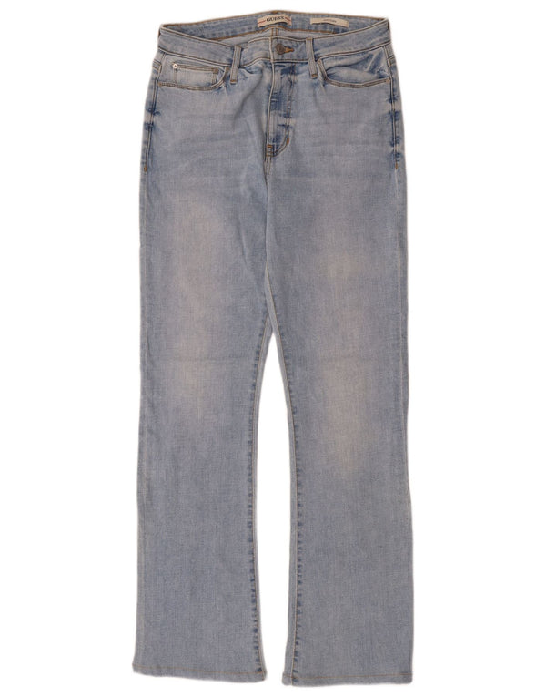 GUESS Kvinder Sexy Flared Jeans W30 L31 Blå