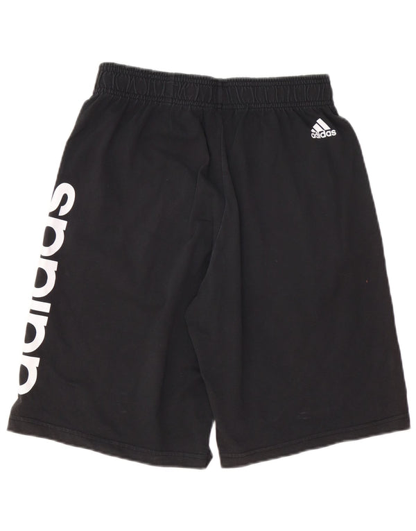 Adidas Herre grafiske sportsshorts Små sorte bomuld