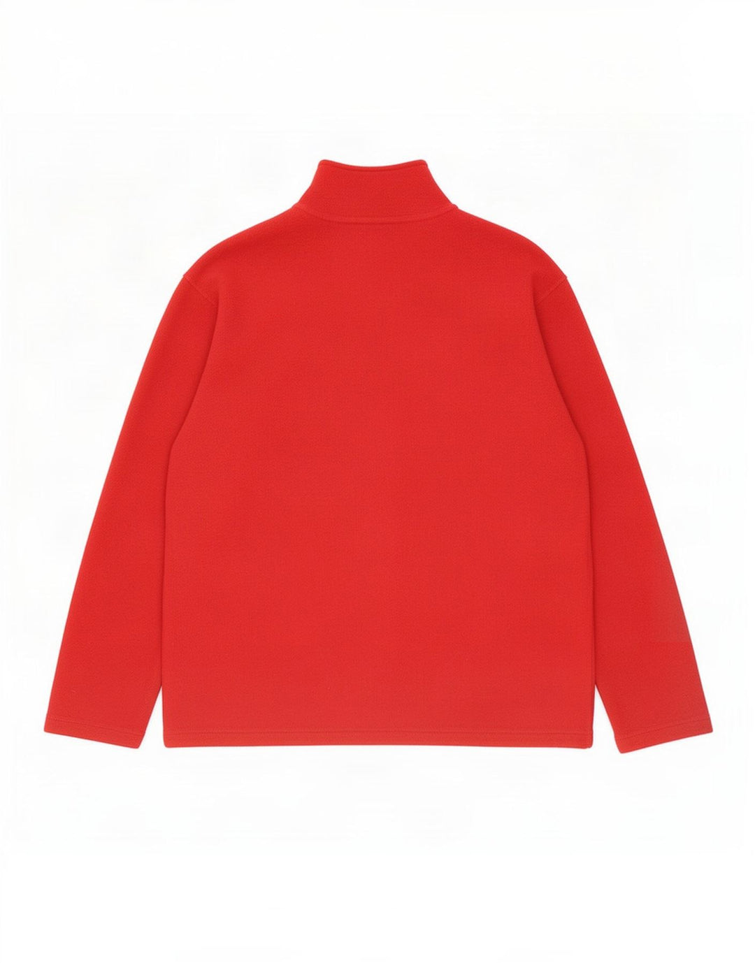 The North Face Herre lynlås hals Fleece Jumper Stor rød polyester