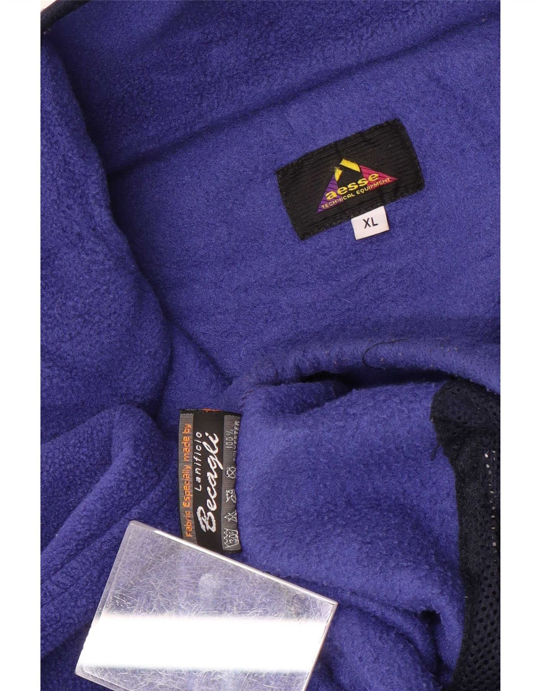 Aesse Herre Fleece Jumper med lynlås XL Blå Polyester