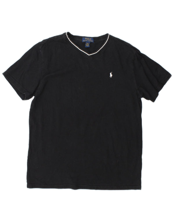 Polo Ralph Lauren drenge T-shirt top 15-16 år XL Sort bomuld