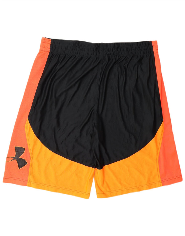 Under Armour Herre grafiske sportsshorts XL Sort Colourblock