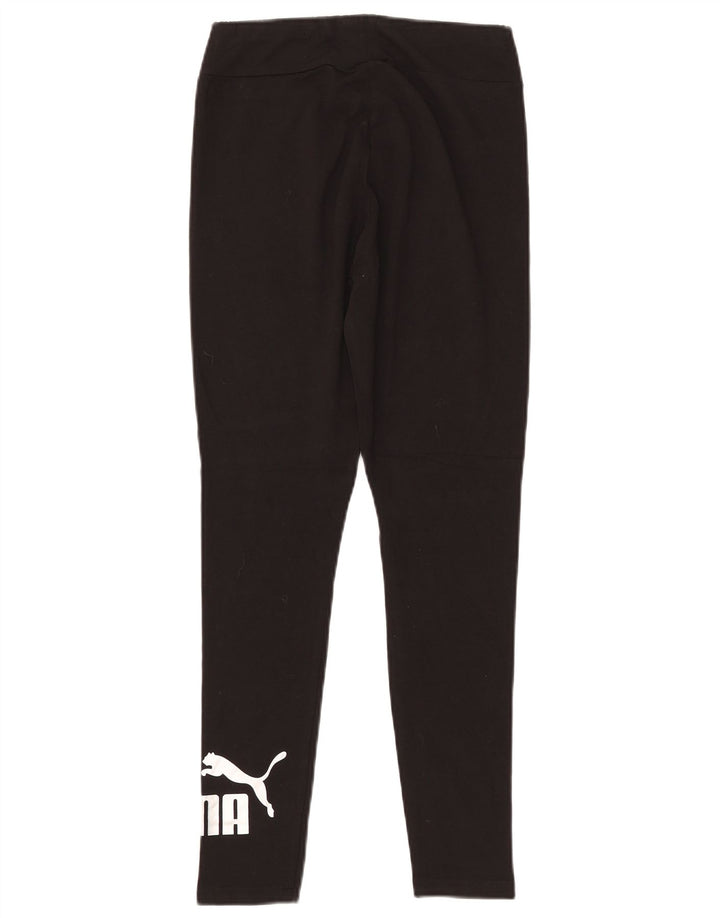 PUMA Grafiske Leggings til kvinder UK 12 Medium Sort Syntetisk