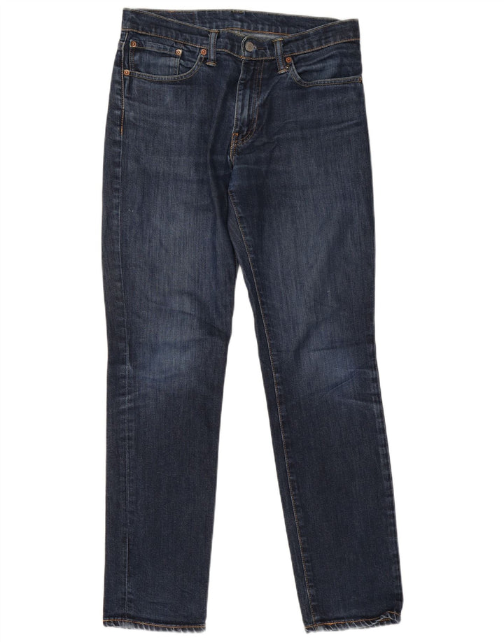 Levi's Herre 511 Slim Jeans W32 L32 Marineblå Bomuld