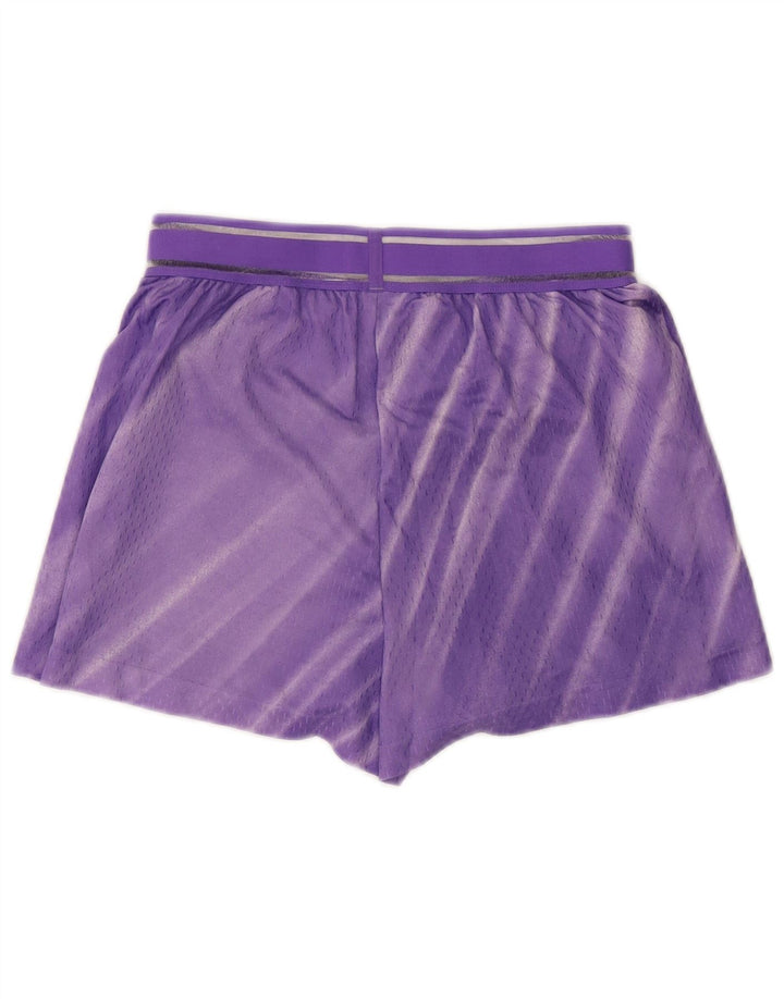 Nike sportsshorts til kvinder UK 14 Mellem lilla stribet