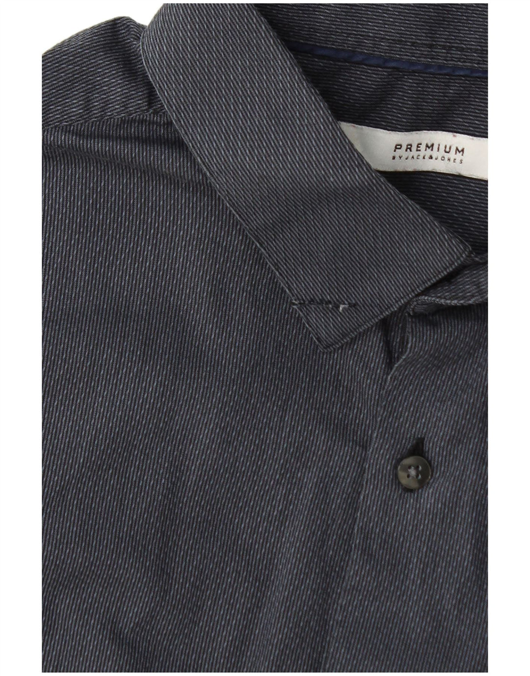 Jack & Jones herreskjorte str. 42 Stor grå nålestribet bomuld