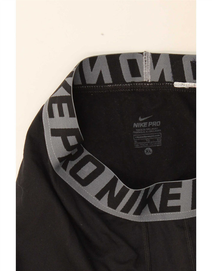 Nike Boys Grafiske Leggings 13-14 år XL Sort Colourblock