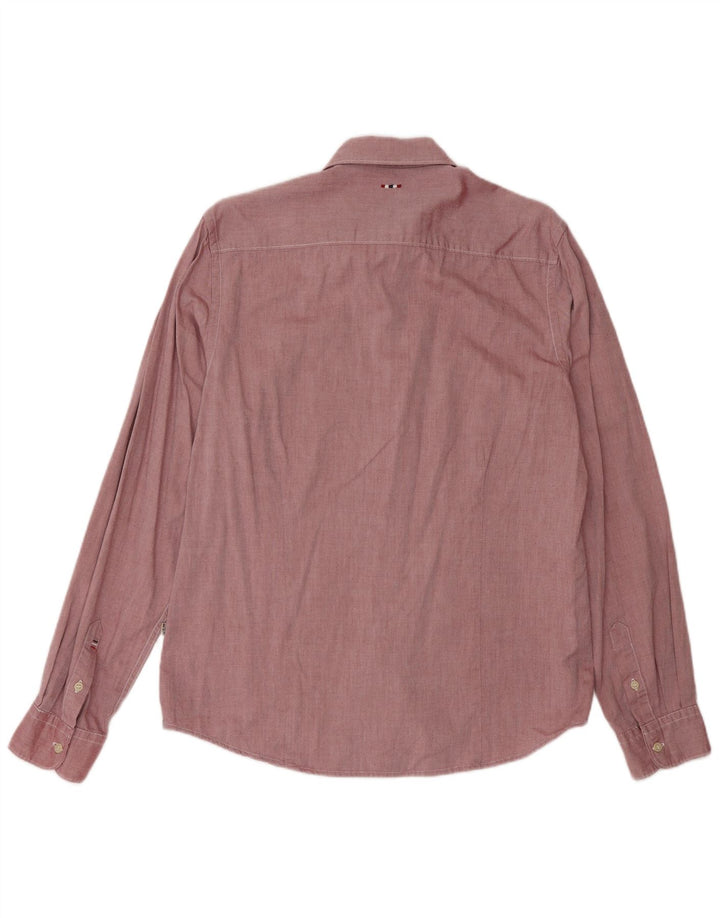 Napapijri Herre Slim Fit Skjorte Large Pink