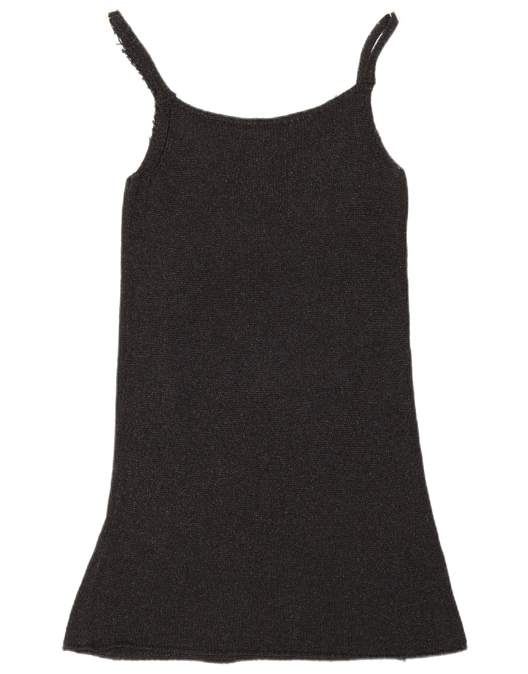 Benetton Womens Slip Dress UK 10 Small Black