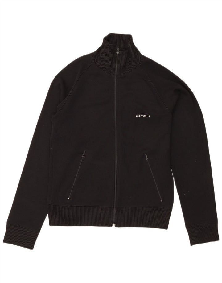Carhartt Træningsdragt Topjakke til kvinder UK 14 Medium Sort Polyester