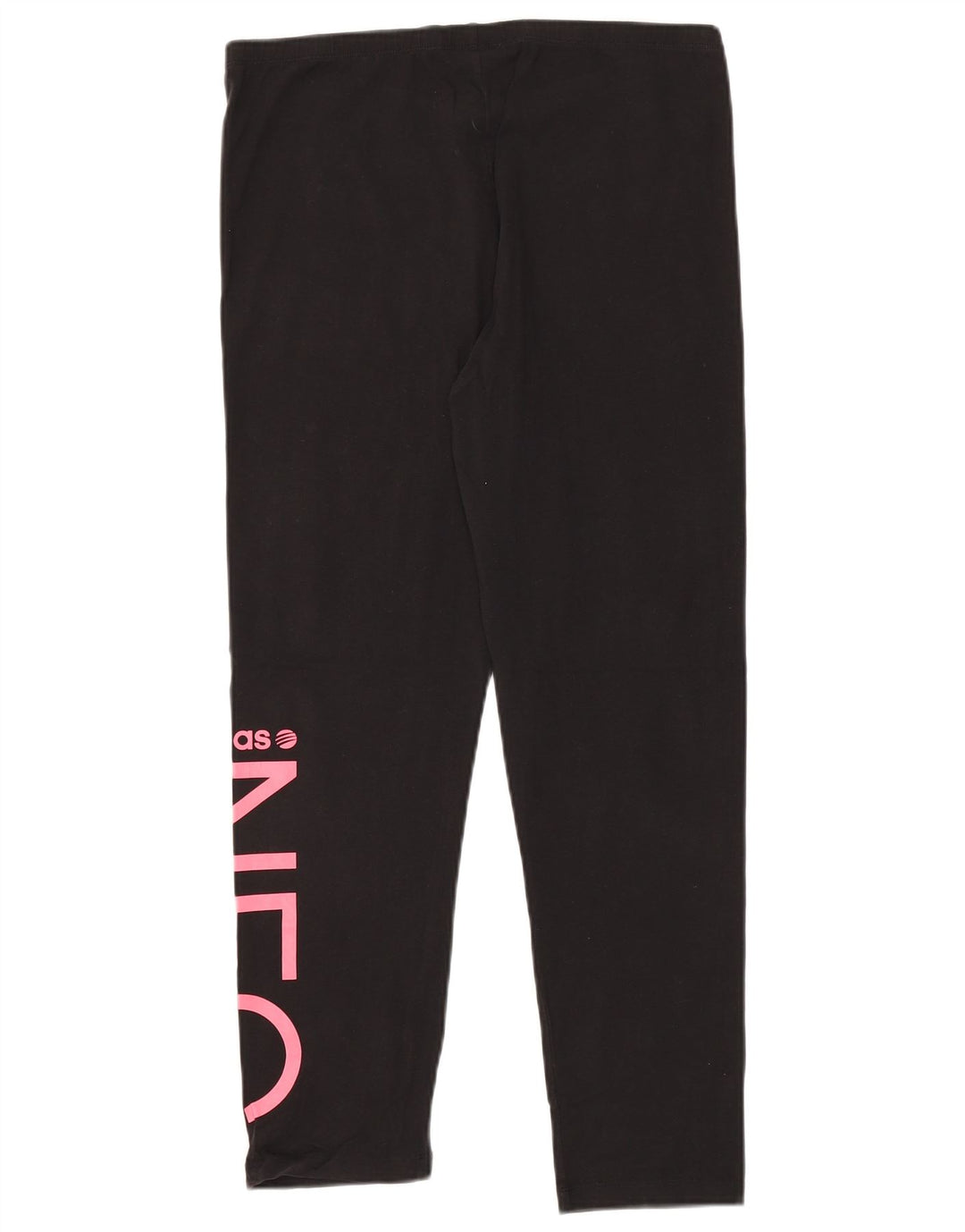 ADIDAS Neo Graphic Leggings til kvinder DK 16 Stor sort bomuld